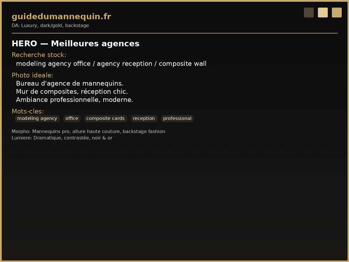 Meilleures agences de mannequins — bureau d'agence