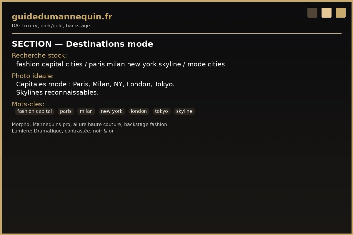 Capitales de la mode — Paris Milan New York London