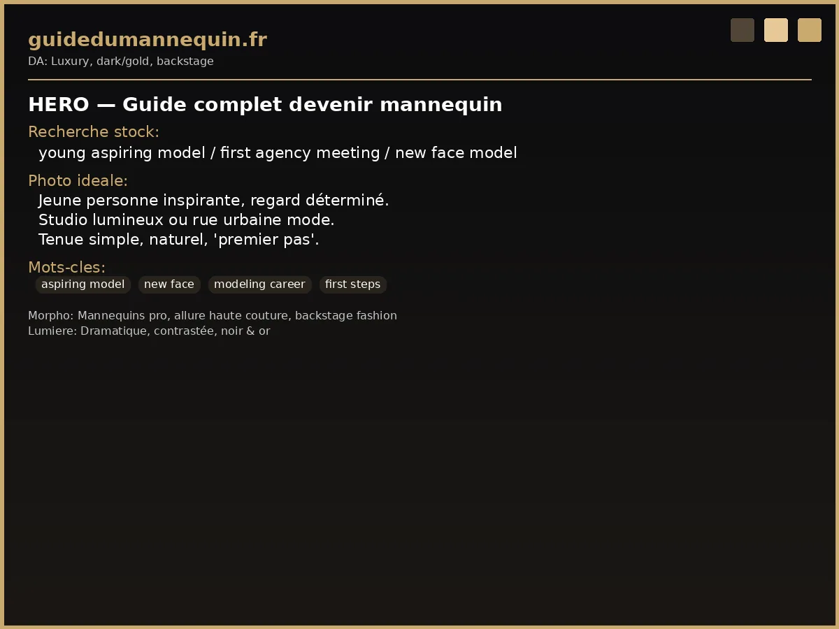 Guide devenir mannequin — premiers pas dans le mannequinat